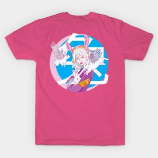 anime kawaii Flying Rabbit T-Shirt